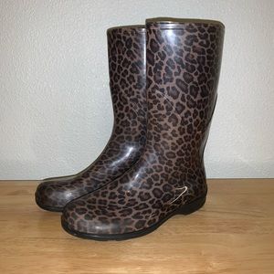 Cheetah Rainboots